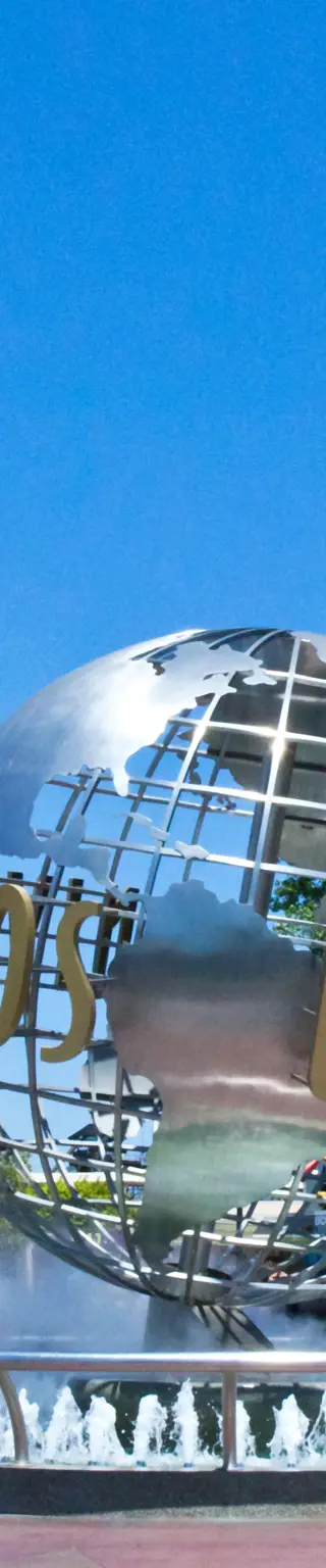 Betrachte das Leben wie einen Film in den Universal Studios